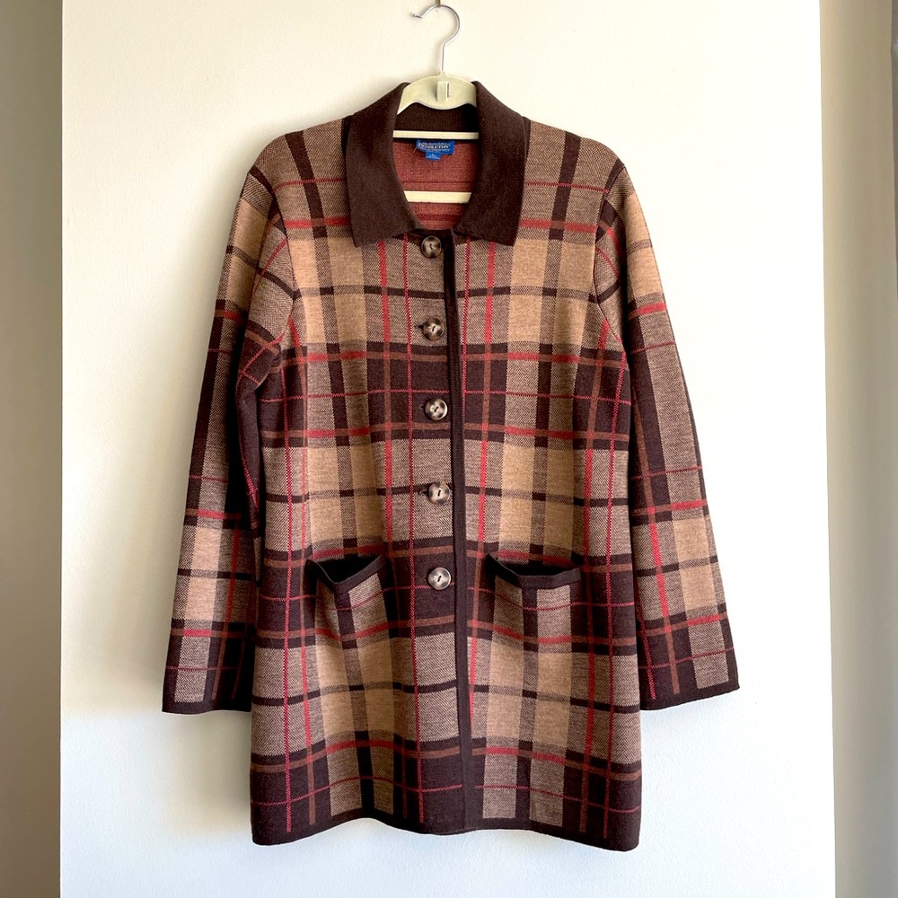 Pendleton Merino Wool Cardigan - Size Large Petite